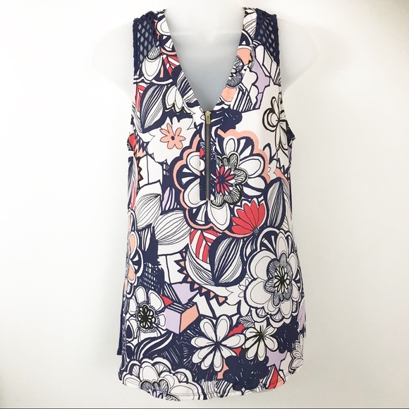 Express Tops - Express bold print tank Express Tops - Express bold print tank